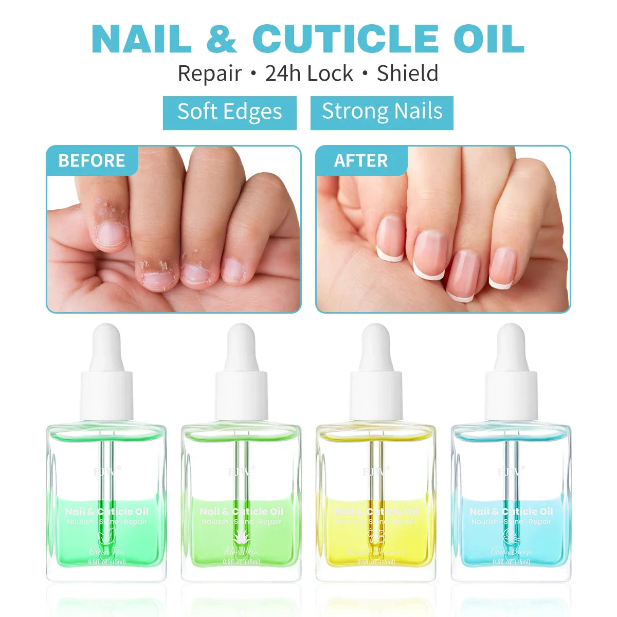 Ocean Breeze Cuticle Oil – Repairs & Strengthens Nails Overnight