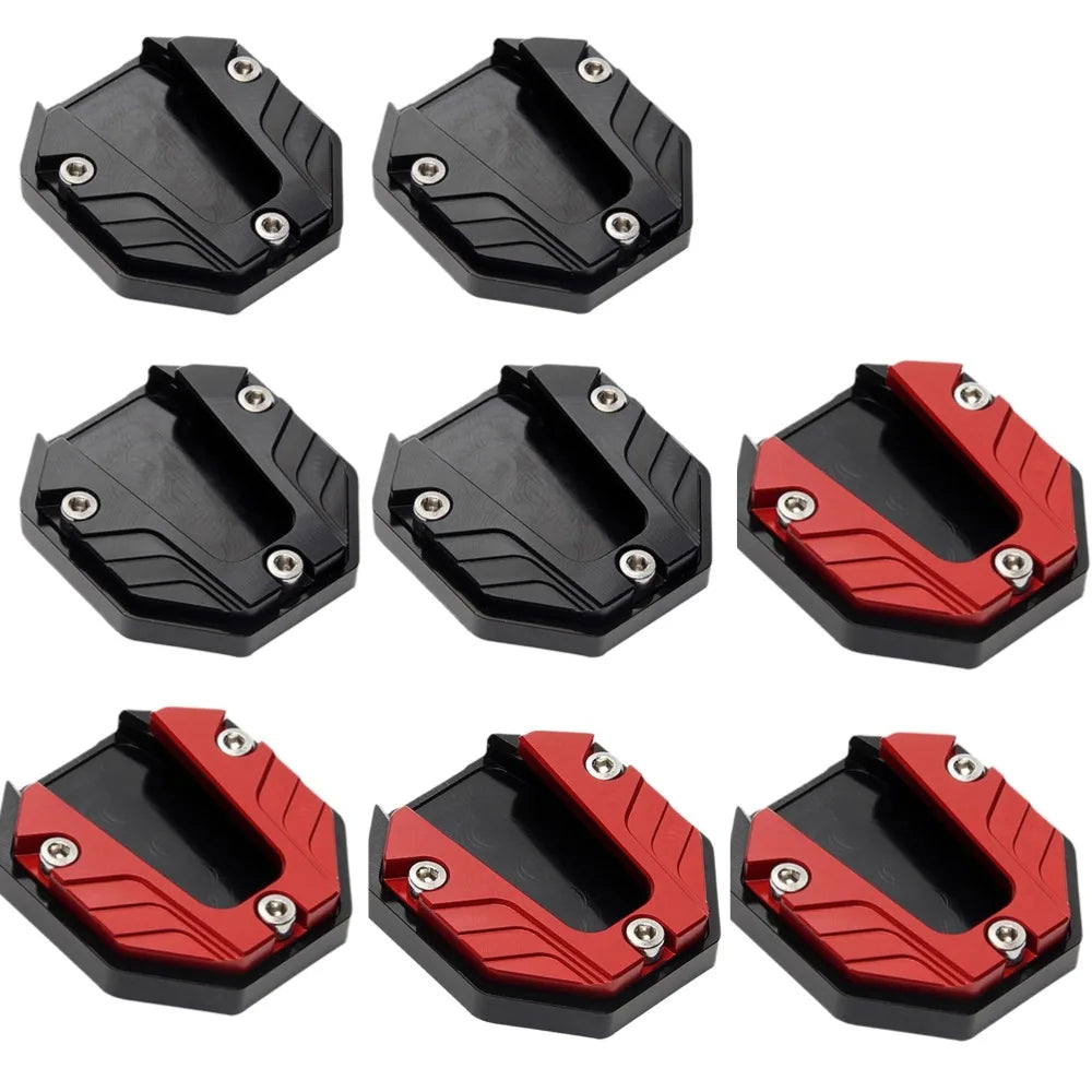 1/2/4pcs Sleeve Electric Vehicle Side Support Enlarge Base Foot Widened Non-slip Side Peg Cover Motorcycle Non-slip Side Support Peaceful Pleasures Health and Wellness 4pcs set