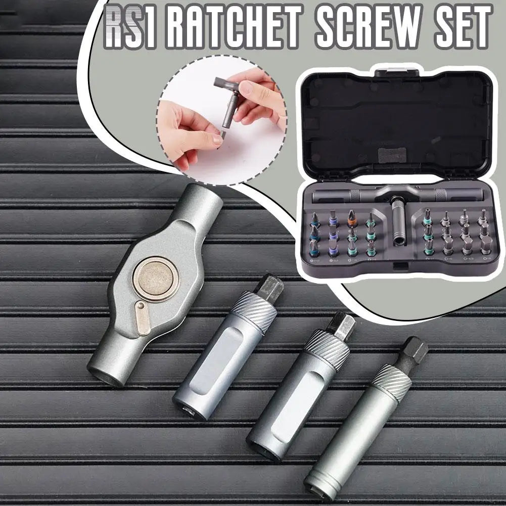 24-in-1 Screwdriver and Ratchet Wrench Set for Home Repair Peaceful Pleasures Health and Wellness