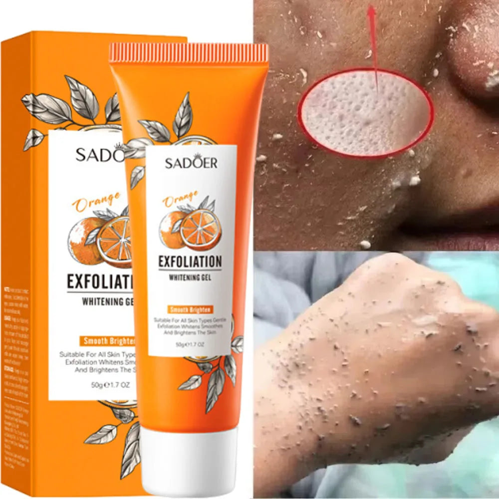 Face Exfoliating Gel | Deep Pore Cleansing & Dead Skin Scrub