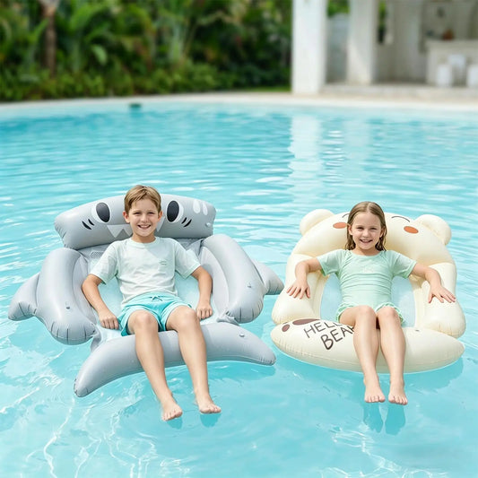 Foldable Inflatable Pool Floats Cute Floating Beds & Rafts For Beach Lake Water Park Yard Garden, Summer Birthday Party Peaceful Pleasures Health and Wellness