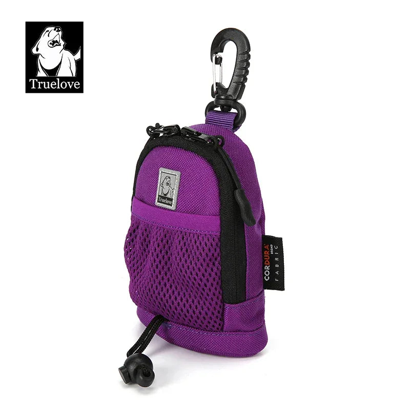 Truelove Pet Multi-functional Poop Bag Holder for Leash Pet Dog Treat Bag Training Pouch Side Bag Dispenser Waist Pouch TLB2011 Peaceful Pleasures Health and Wellness Purple free size China Mainland