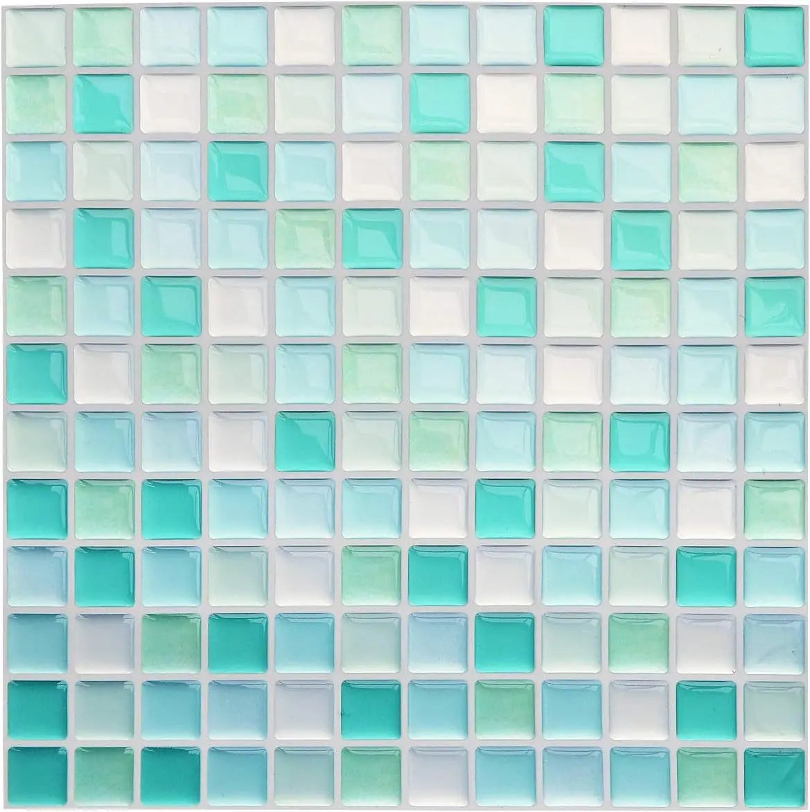 Drop-plastic mosaic wall stickers self-adhesive wall decoration stickers for foreign trade three-dimensional DIY home decoration Peaceful Pleasures Health and Wellness 5ps