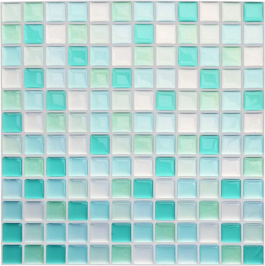 Drop-plastic mosaic wall stickers self-adhesive wall decoration stickers for foreign trade three-dimensional DIY home decoration Peaceful Pleasures Health and Wellness 5ps