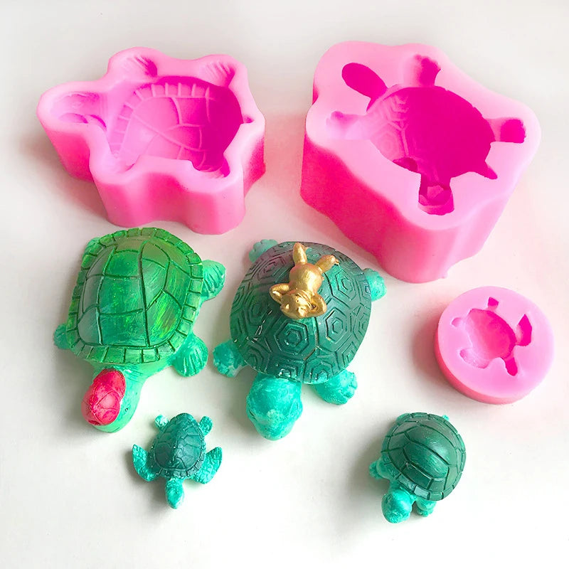 Turtle Silicone Mold – Resin, Chocolate & Cake Baking