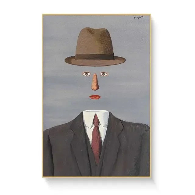 Modern Surrealist Canvas Wall Art Print | Unframed Poster