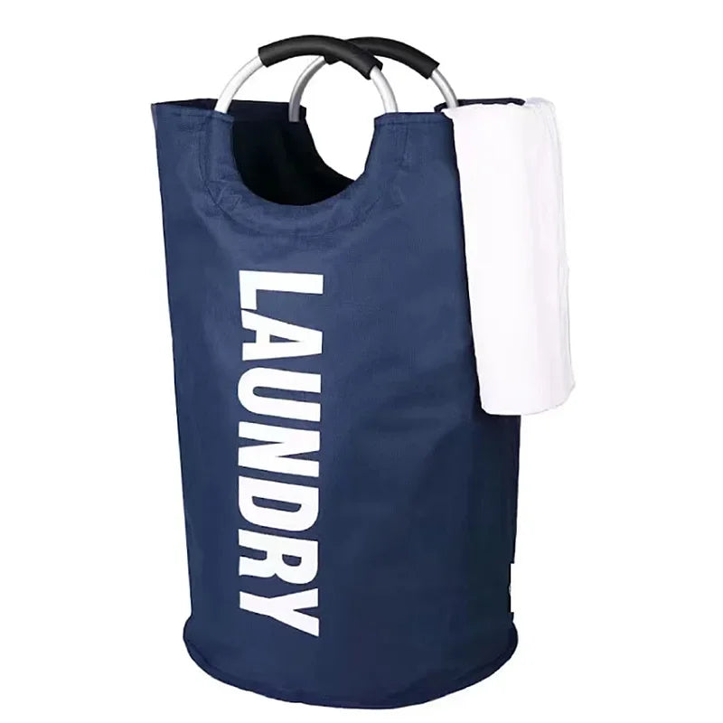 Extra-Large Foldable Waterproof Laundry Basket | Padded Handle