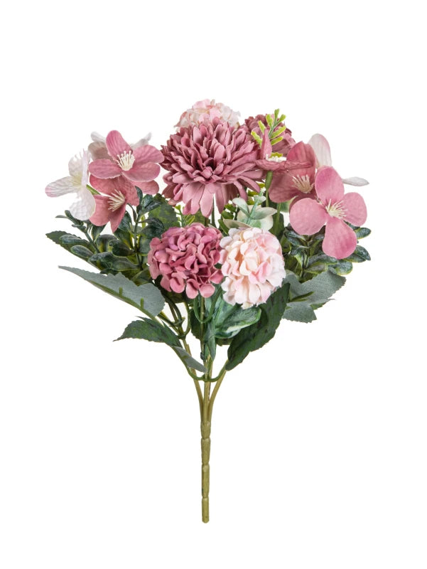 Artificial Silk Chrysanthemum Hydrangea Bouquet | Wedding & Home