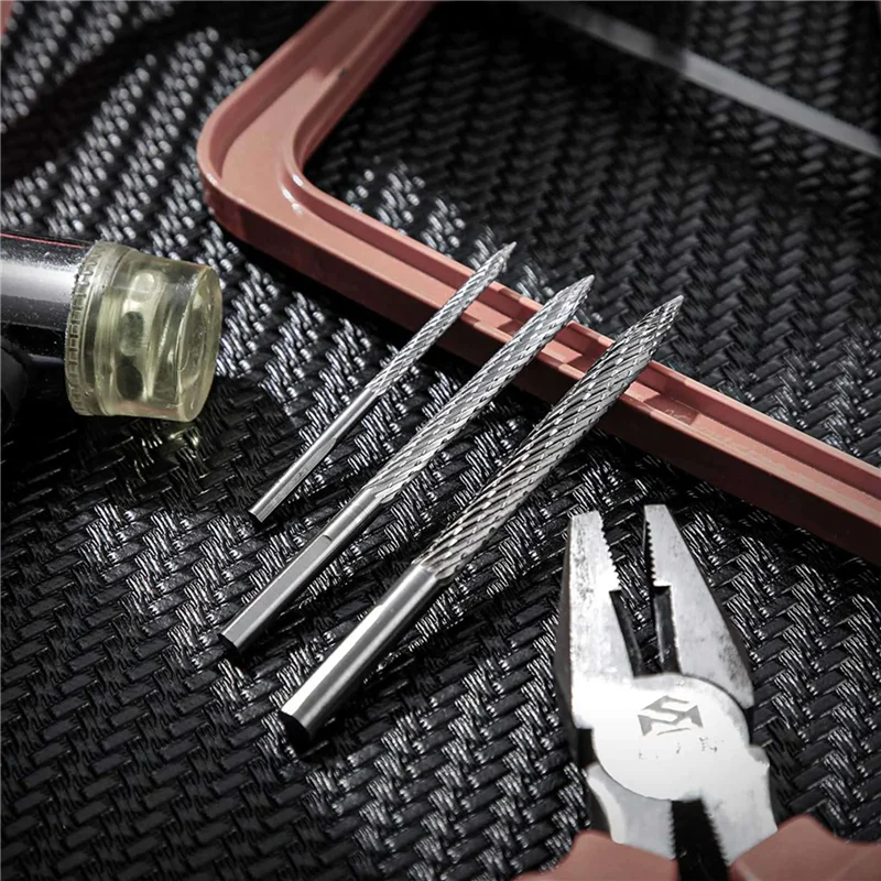 A36T-15 Pack Tire Bit Multi Sizes Tire Repair Carbide Burr Drill Bit Tire Patches Plug Cutters Wire Cutter Reamer Drill Peaceful Pleasures Health and Wellness
