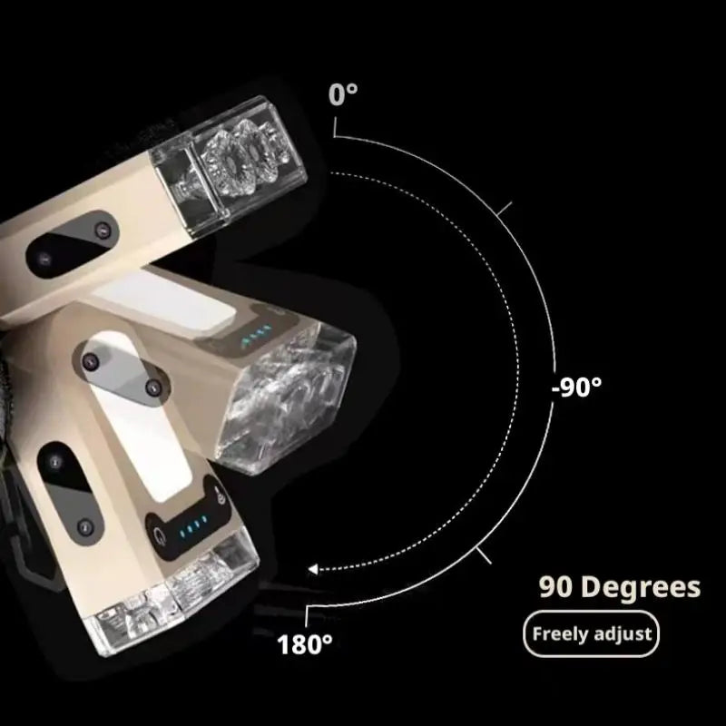 SHINEKNOT LED Rechargeable Headlamp – Multi-Color Clip Cap Light