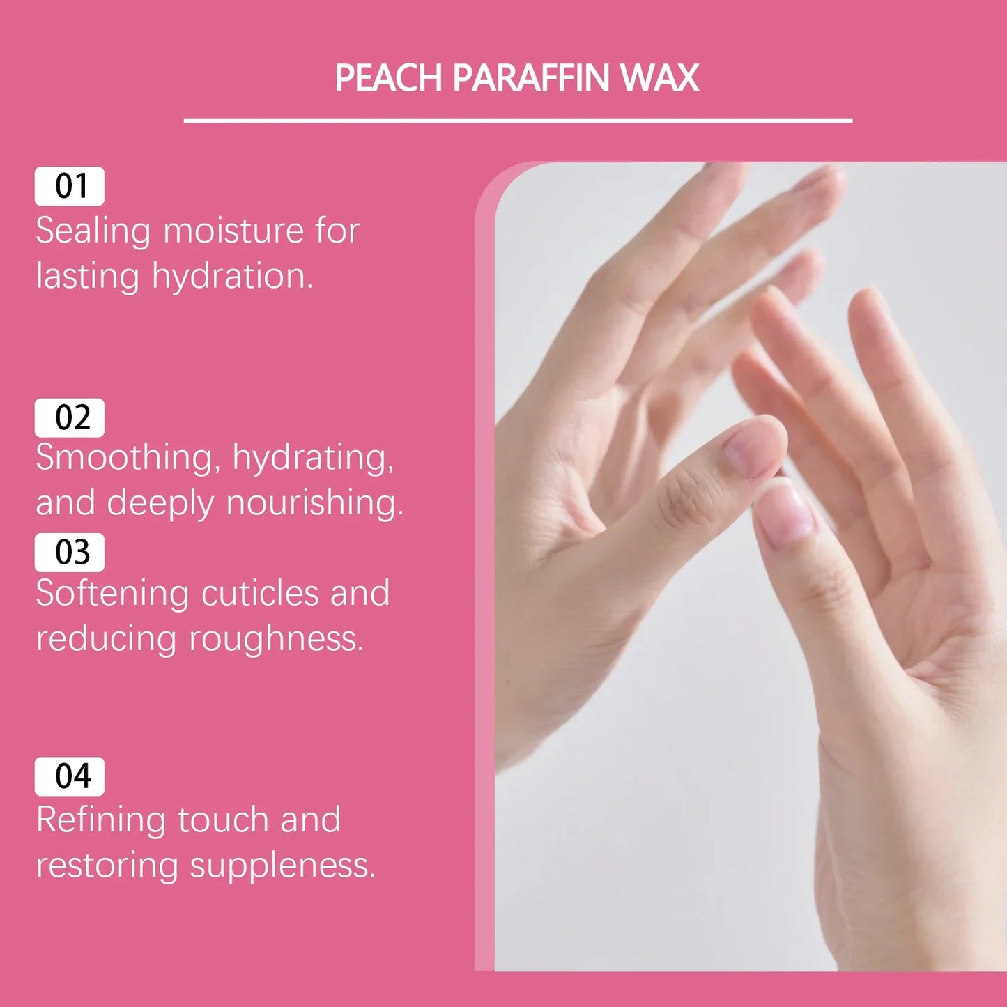 Eelhoe Peach Paraffin Hand & Foot Wax Mask – Moisturizing Spa