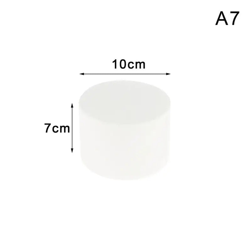 4/6/8/10 Inch Cake Foam Mould PS Foam Flower Decor Cake Dummy Practice Sugarcraft Model DIY Decorations Peaceful Pleasures Health and Wellness A 10x7cm