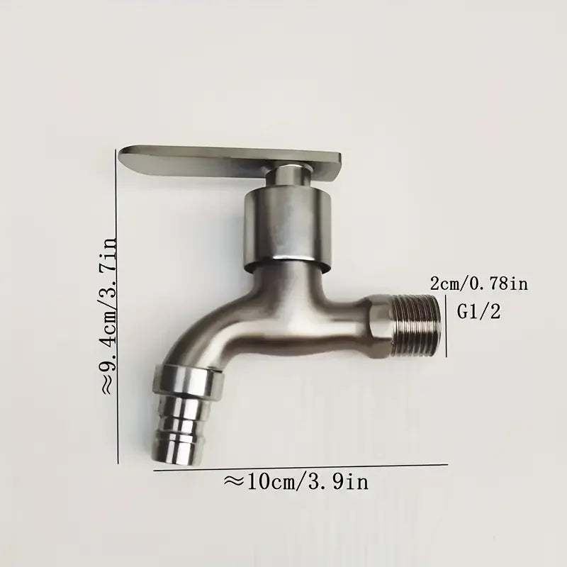Stainless Steel Dual Outlet Faucet | Ceramic Valve Single Handle