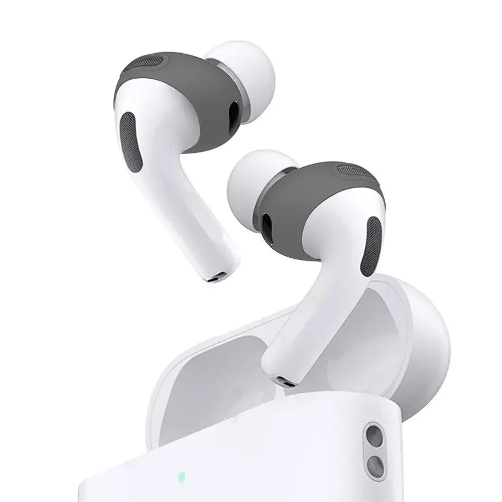 New Soft Silicone Ear Tips for AirPods Pro 3 Anti Slip Ultra Thin Sport Anti Scratch Earbuds Accessories Peaceful Pleasures Health and Wellness gray