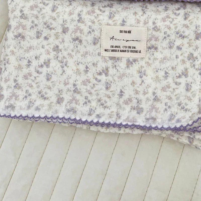 Baby Muslin Swaddle Blanket | 2-Layer Cotton & Bamboo Gauze Baby Swaddle Blanket Peaceful Pleasures Health and Wellness