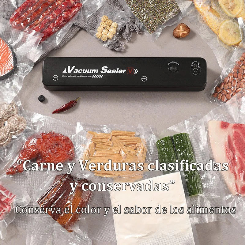220V/110V Electric Vacuum Sealing Machine Food Saver with Vacuum Bag Link for Fresh Meat Snacks and Household Food Preservation Peaceful Pleasures Health and Wellness