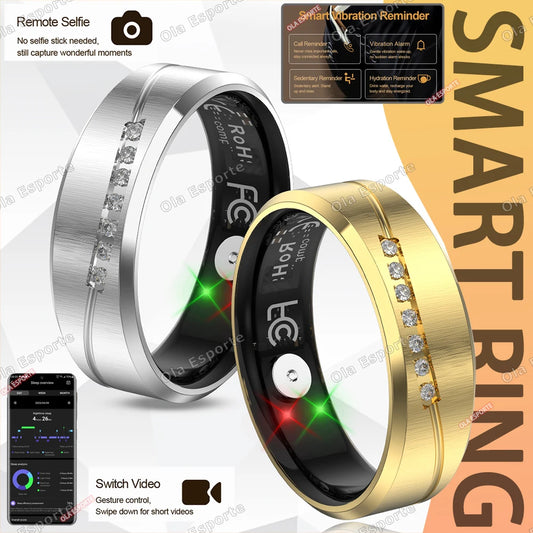 Women's Smart Ring – Heart Rate, Sleep & Fitness Tracker Smart Ring Peaceful Pleasures Health and Wellness