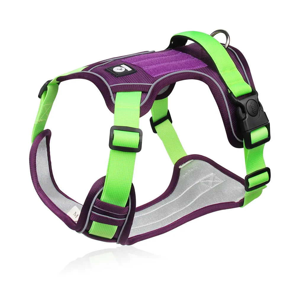 Reflective Tactical Dog Harness | 1680D Waterproof Vest Large Dogs