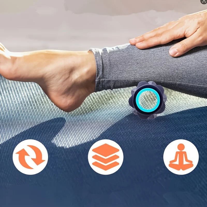 1pc Plantar Fascia Foot Massager, Home Use Flat Foot Rolling Trainer Peaceful Pleasures Health and Wellness