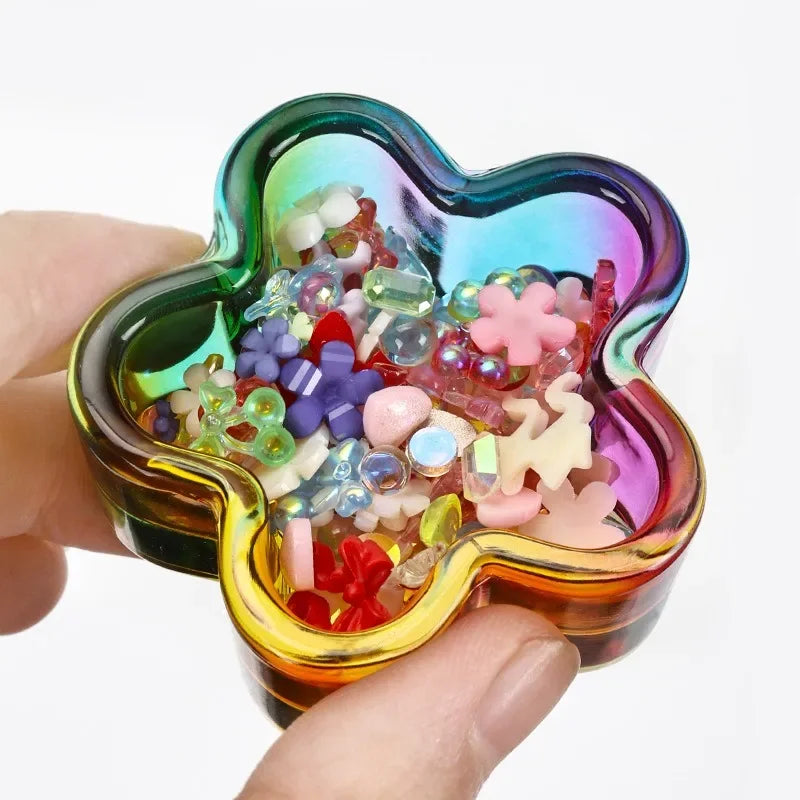 Crystal Glass Dappen Dish | Acrylic Nail Liquid Mixing Cup