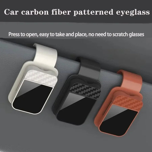 Car Sun Visor Glasses Holder & Card Clip | ABS Storage Car Visor Organizer Clip Oasis Select