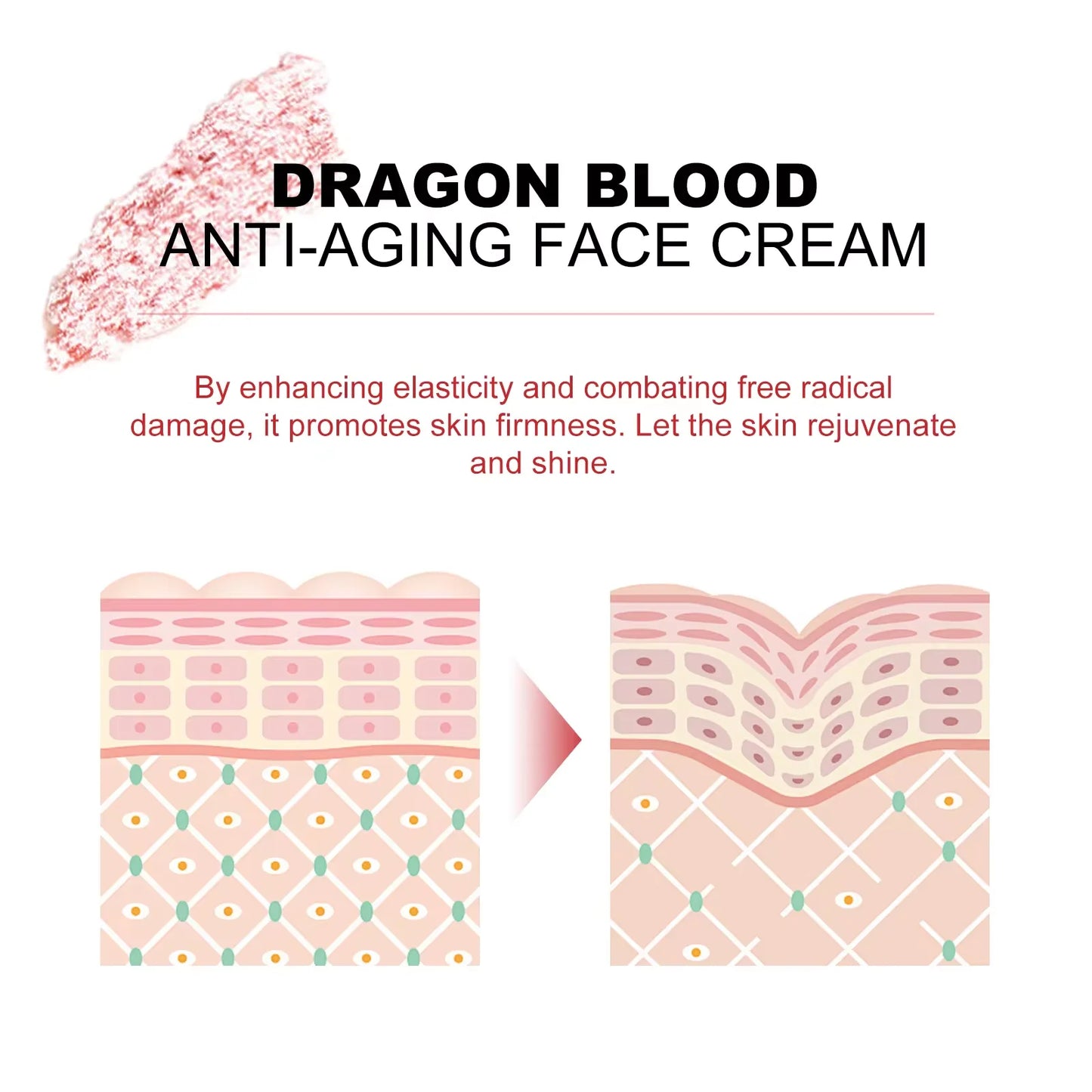 EELHOE Dragon Blood Cream – Hyaluronic Acid Face Moisturizer
