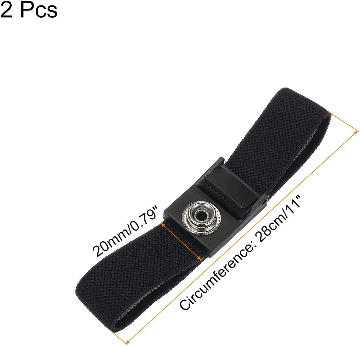 Anti-Static Wrist Strap Grounding Bracelet for Electronics – 2 Pack