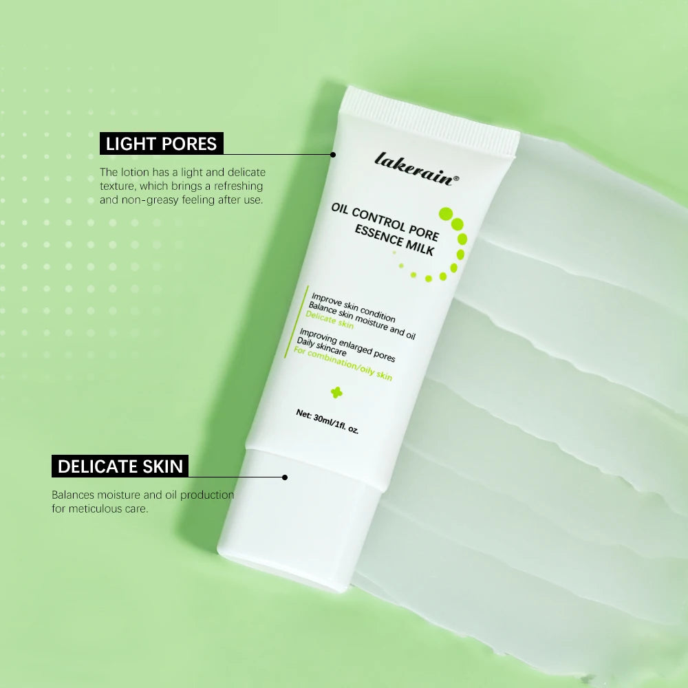 Milk Pore Minimizer Essence Face Primer Base Primer for Shine and Oil Control Hides Wrinkles and Fine Lines Long-lasting Peaceful Pleasures Health and Wellness
