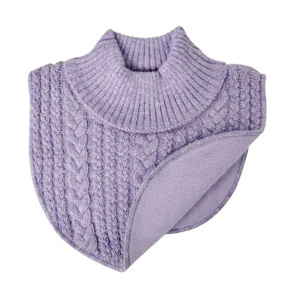 Kids Detachable Knit Neck Warmer | Winter Fake Collar Scarf Kids Neck Warmer Peaceful Pleasures Health and Wellness F