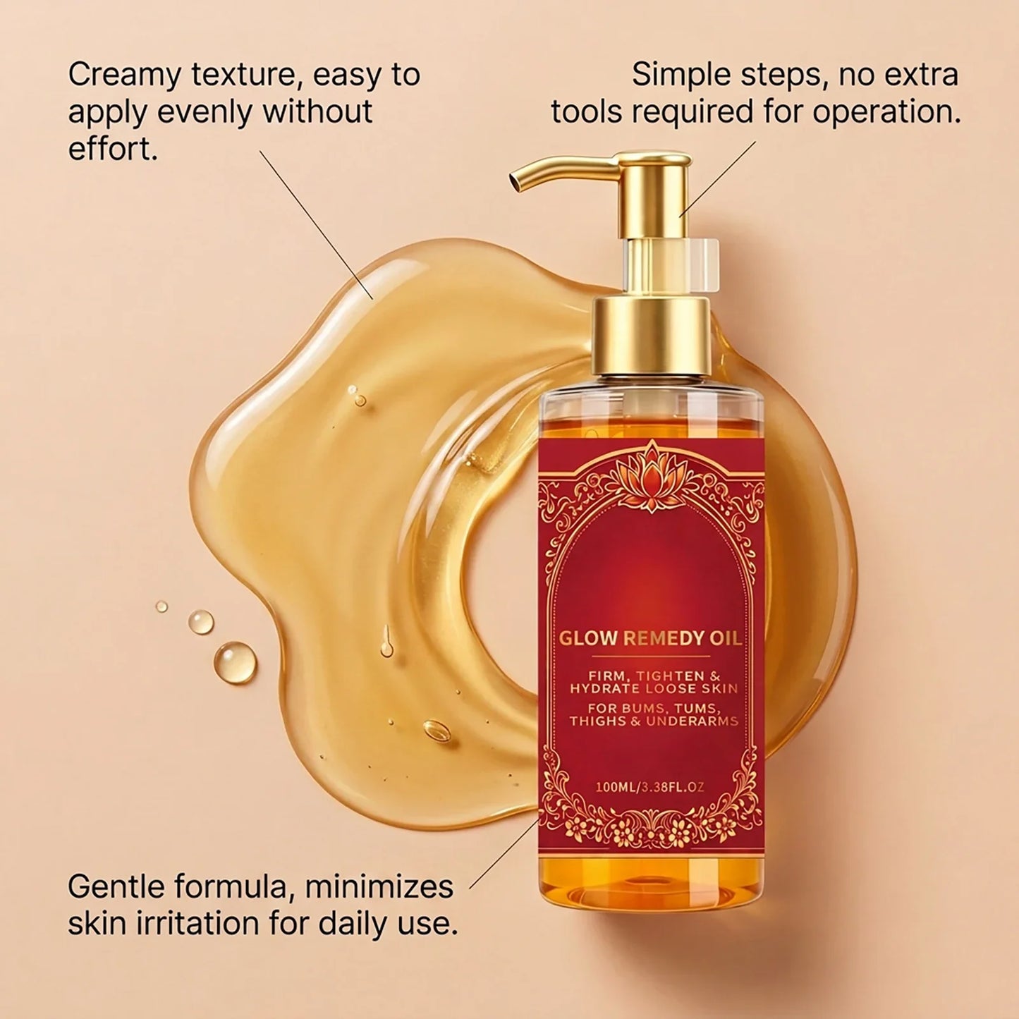 Glow Remedy Firming Body Oil – Hydrate & Tighten Skin 100ml