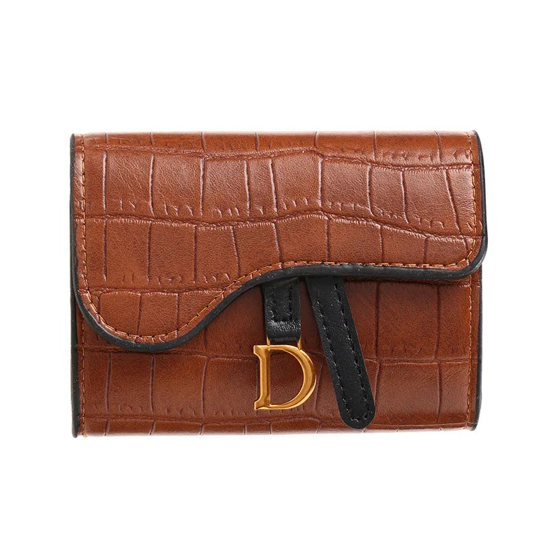 Women's Mini PU Leather Wallet & Multi-Card Holder Clutch