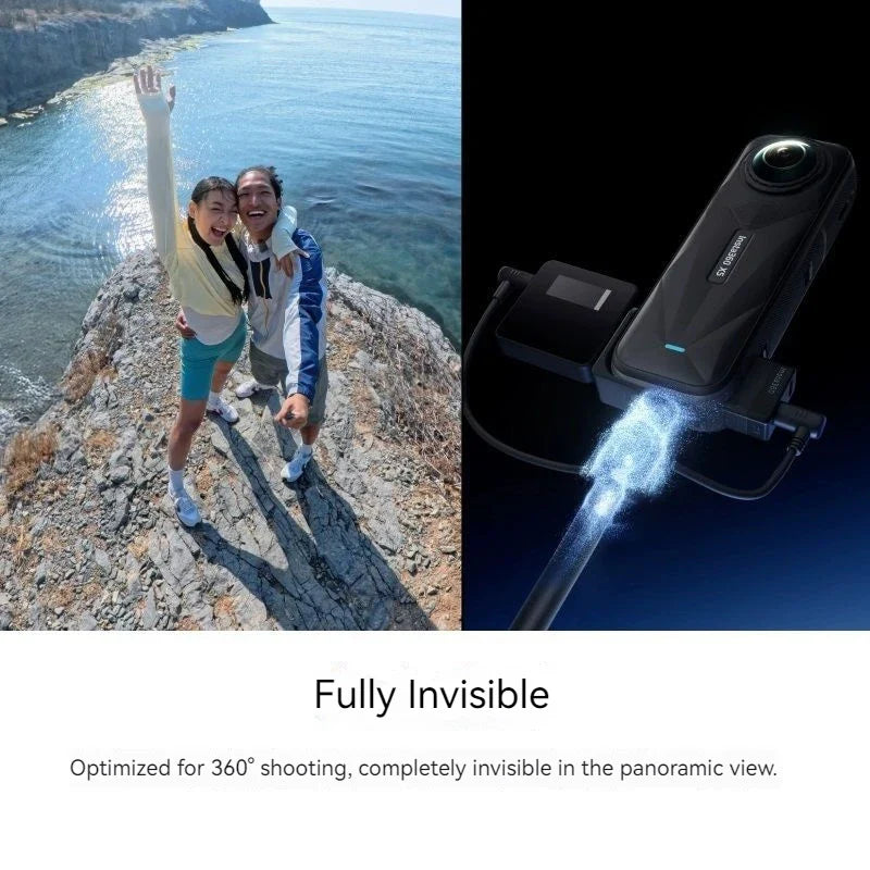 Mic Adapter for Insta360 X5/X4/X3/Ace Pro – Audio Cold Shoe