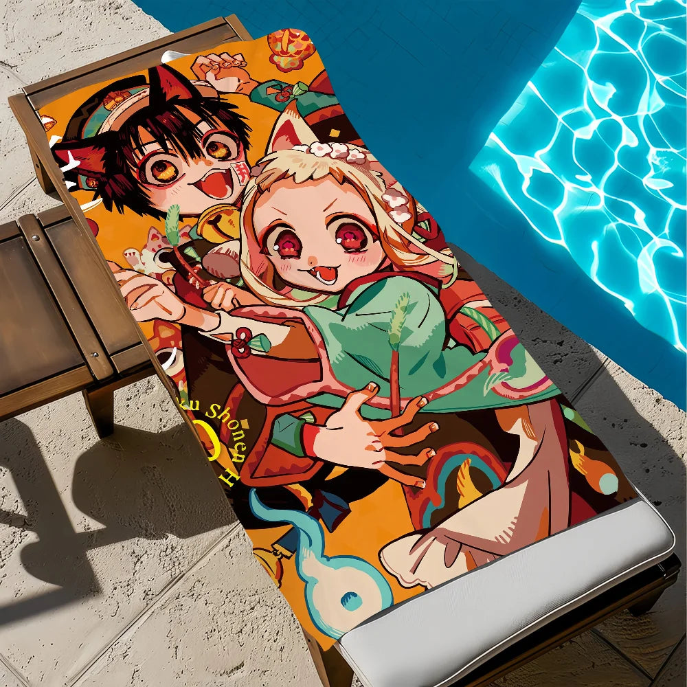 Hanako-Kun Anime Quick-Dry Beach Towel | Soft, Absorbent, 11 Sizes Anime Beach Towel Peaceful Pleasures Health and Wellness z5 STJ150x200CM