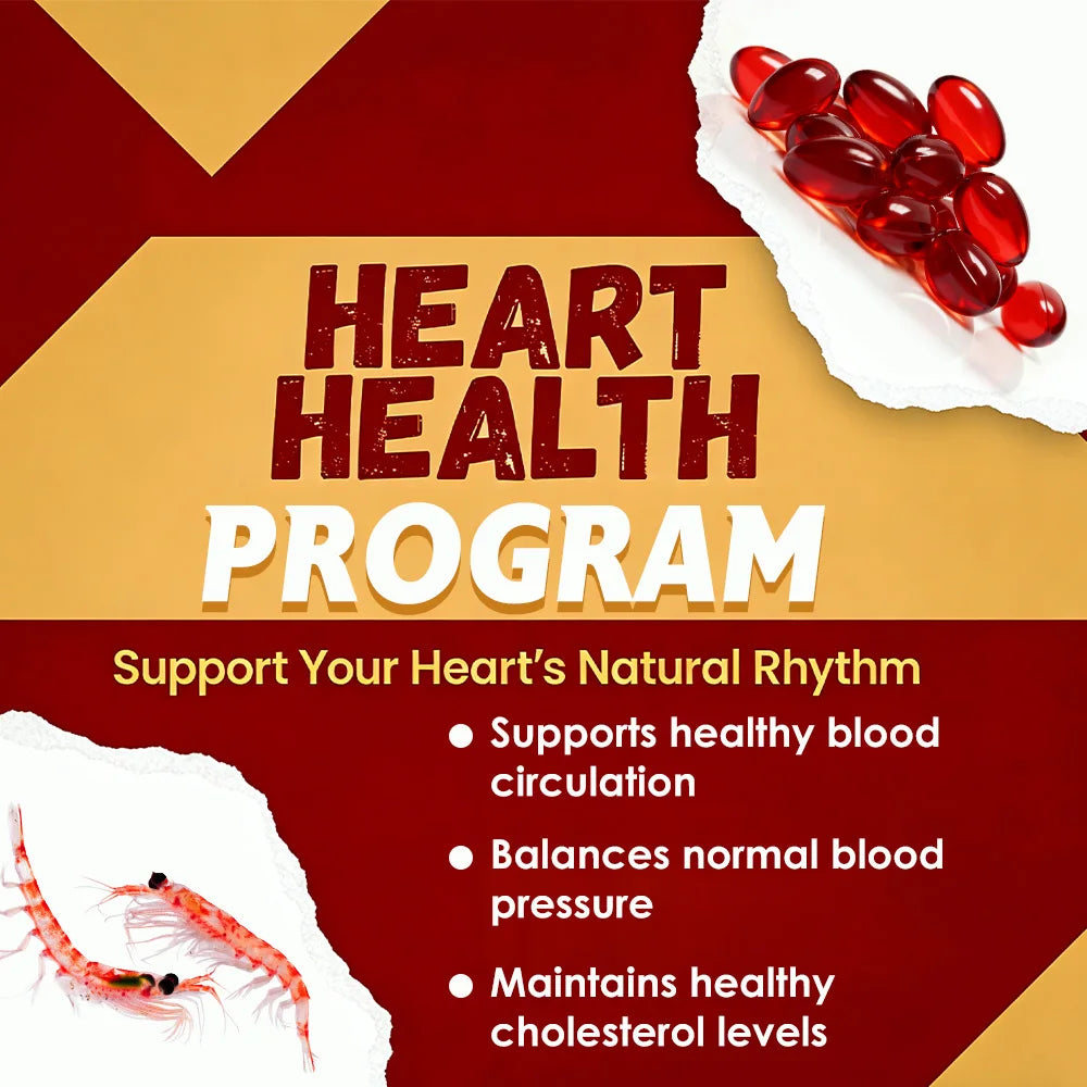 Antarctic Krill Oil 1000mg | Omega-3 EPA DHA & Astaxanthin