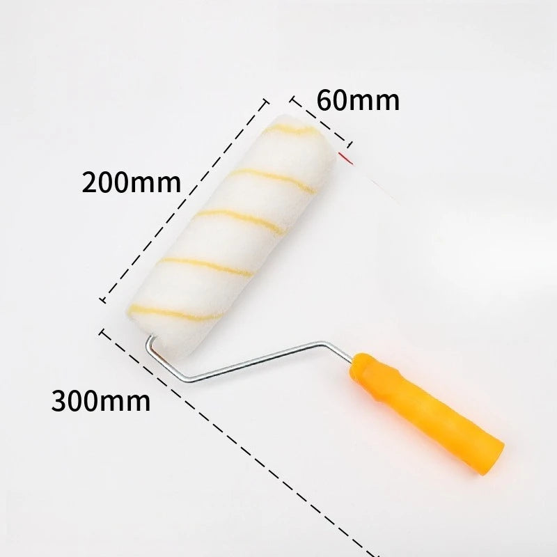 Roller Paint Brush Yellow Stripe Medium Nap Paint Roller Brush Latex Paint Special Roller Home Decoration Tool Peaceful Pleasures Health and Wellness Egg Yellow