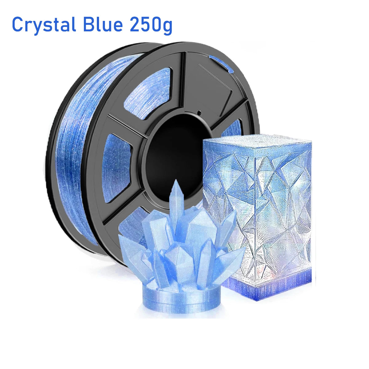 Glitter PETG Filament 1.75mm | Sparkle Galaxy Crystal Clear