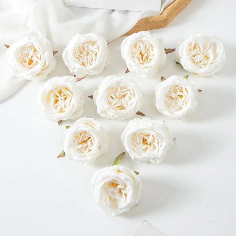 Silk Peony Artificial Flowers 10/20Pcs | Wedding & Home Decor