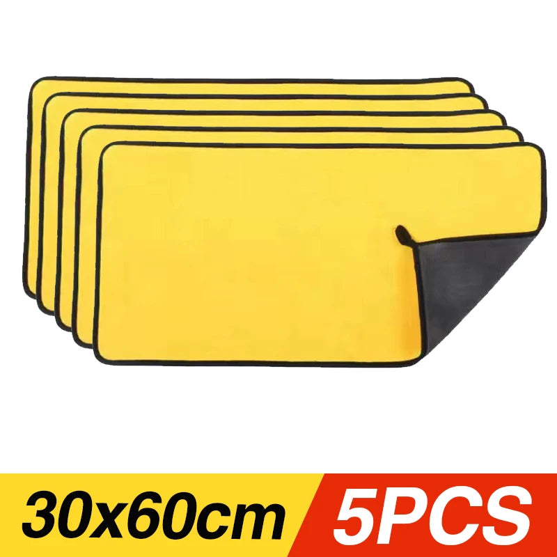 Thickened Microfiber Car Wash Towels – Absorbent, Lint-Free