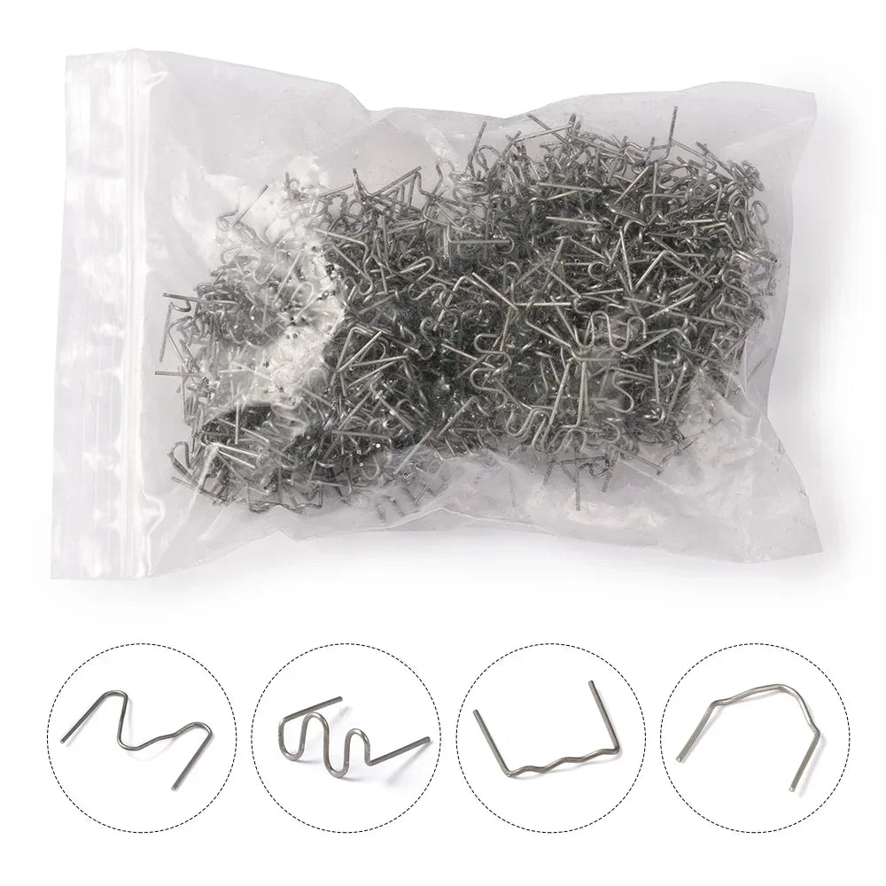 Plastic Welder Special for Rivets Welding Equipment Machine Heat Gun Hot Rivet Tools Stainless Steel Bumper 300pcs Peaceful Pleasures Health and Wellness