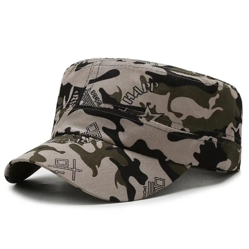 1/2Pcs Camouflage Hat Outdoor Training Military Enthusiast Camouflage Hat Summer Sunshade Hat Student Military Training Hat Peaceful Pleasures Health and Wellness 1pc style 7