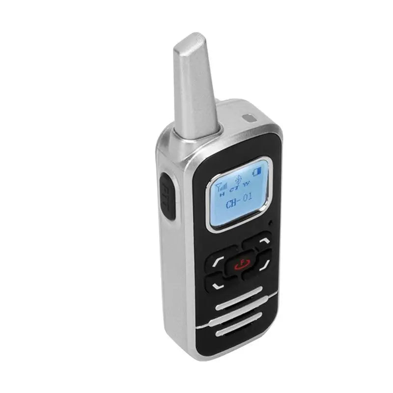 Mini Bluetooth Walkie Talkie 32-Ch UHF Ham Radio LCD Display Peaceful Pleasures Health and Wellness