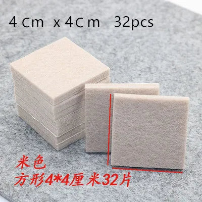 Felt Chair Leg Pads 5mm – Floor Scratch Protector 18–128 Pcs
