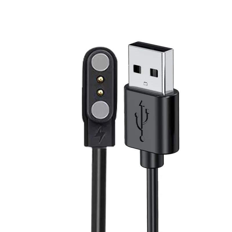 2-Pin & 4-Pin Smartwatch USB Dock Charger Adapter Cable Peaceful Pleasures Health and Wellness I6-C