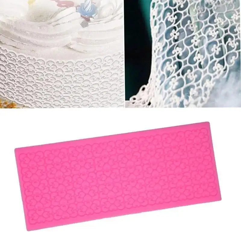 Lace Silicone Mold Sugar Cake Decoration Baking DIY Kitchen Candy