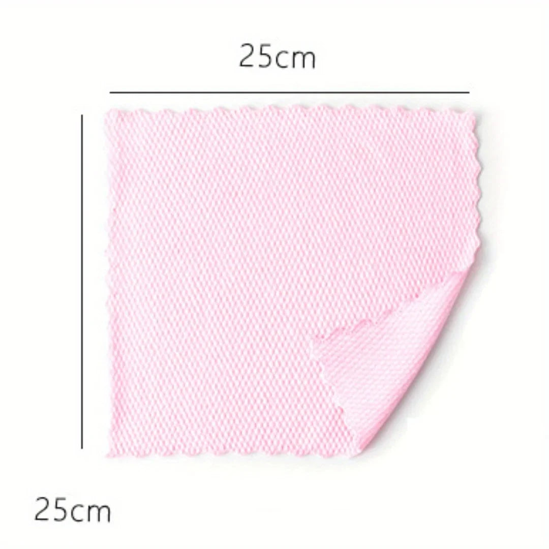 Absorbent Glass & Mirror Cleaning Cloth 25x25cm | Polyester Towel