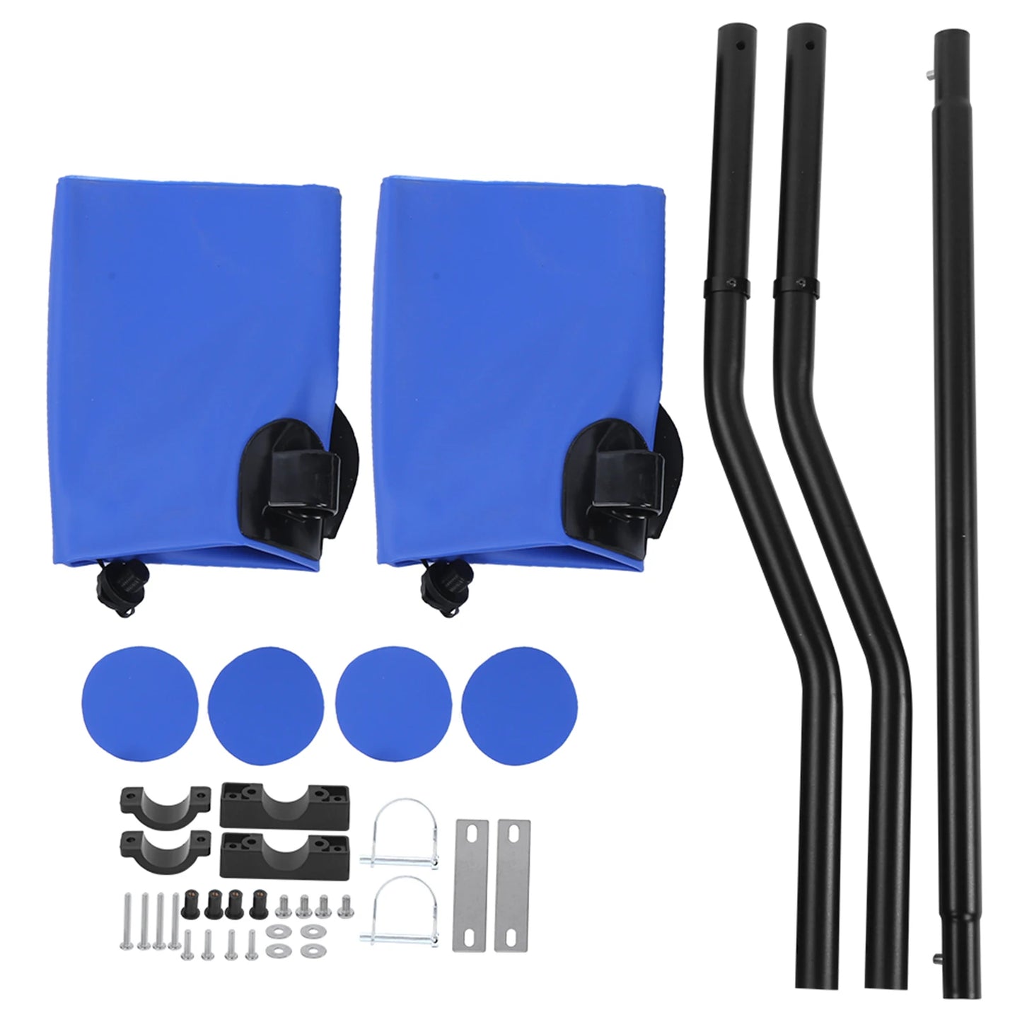 Inflatable Kayak Stabilizer PVC Canoe Outrigger Kit Floating Balancing Boat Accessory Kayak Outrigger Stabilizer Peaceful Pleasures Health and Wellness Blue