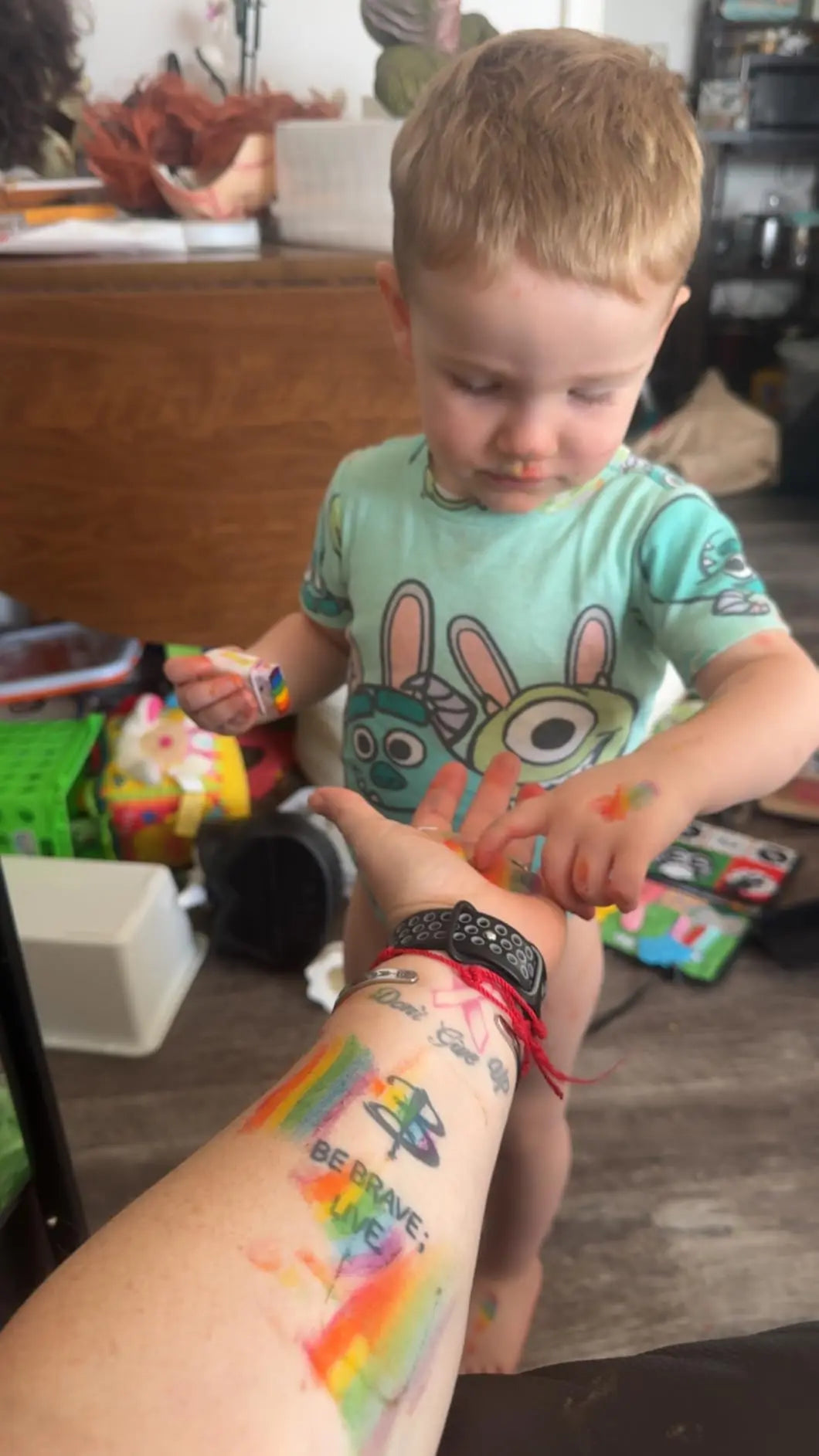 Rainbow Crayon Paint Rainbow Birthday Party Colourful Theme Party Accessories Party Family Costume Gift Pocket Size Peaceful Pleasures Health and Wellness