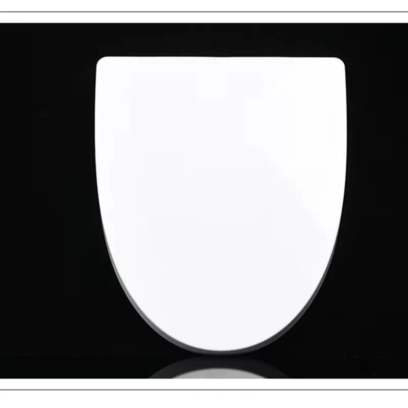 White Oval Slow-Close Toilet Seat – Heavy-Duty Universal Fit