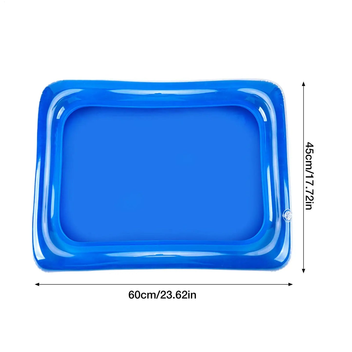 Inflatable Foot Soak Basin | Portable Collapsible Pool Foot Bath Inflatable Foot Basin Peaceful Pleasures Health and Wellness