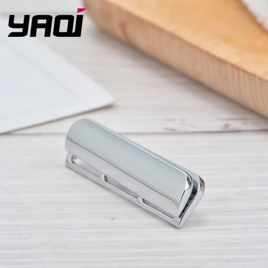 YAQI Excalibur Single Edge Chrome Color AC Safety Razor Head for Men Zinc Alloy 0.70mm Blade Gap 50mm Width Lightweight Head Peaceful Pleasures Health and Wellness